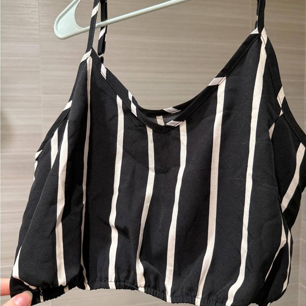Striped Black and White set